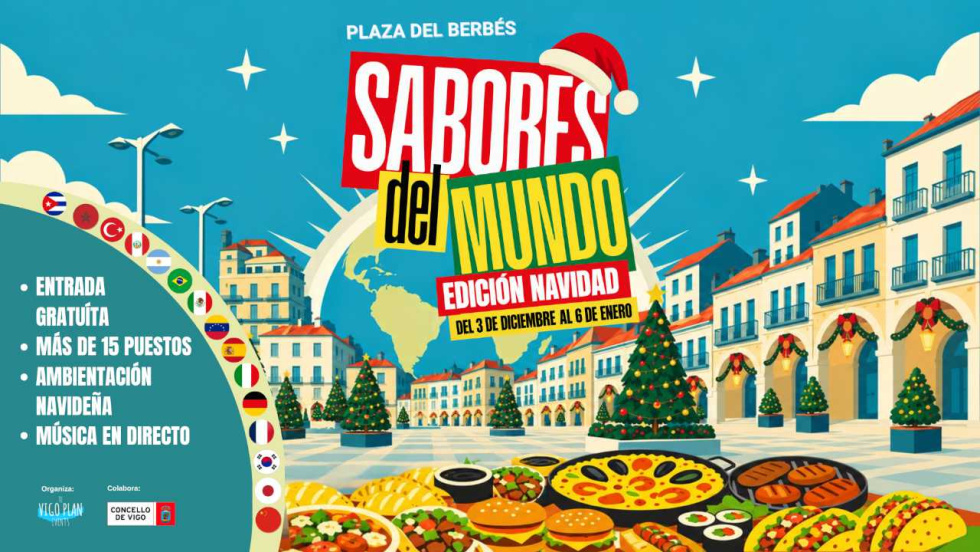 Sabores del Mundo vuelve a Vigo por Navidad con 35 días de gastronomía