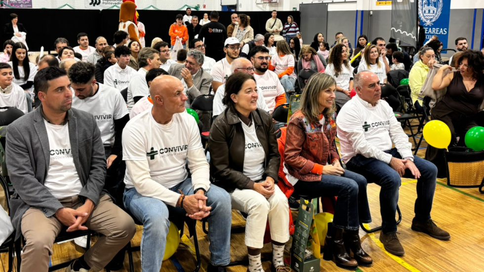 Más de 500 personas participan en la jornada +Convivir de Ponteareas