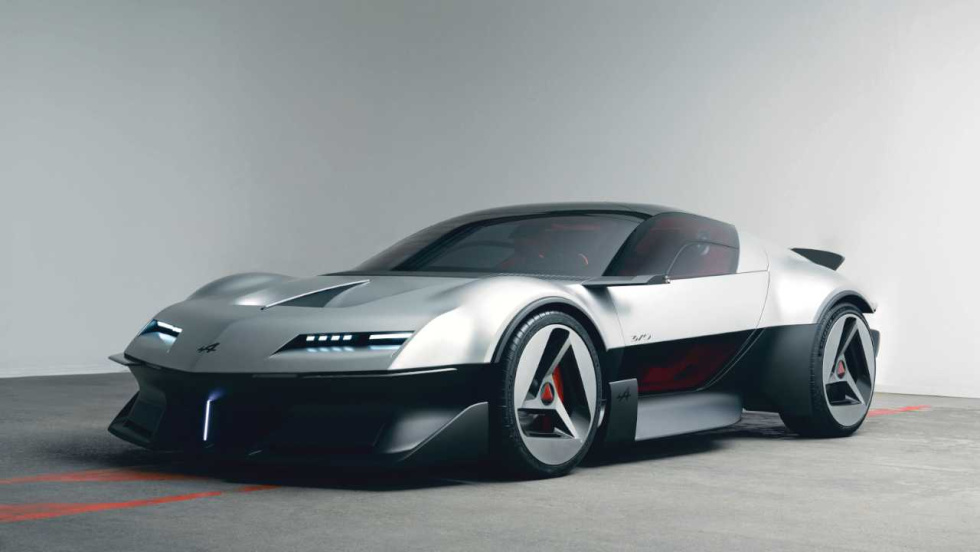 Alpine rescata su icono A310 con un prototipo retrofuturista