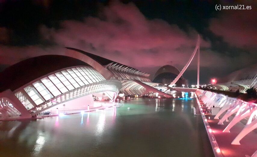 Imagen del complejo arquitect&oacute;nico, cultural y de entretenimiento de La Ciudad de las Artes y las Ciencias (Valencia) /Xornal21