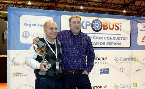 Segundo mellor condutor de España da empresa Meijide en Expobus
