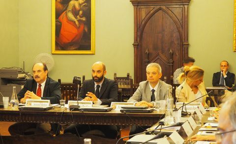 Josep-Eladi Ba&ntilde;os, Carlo Orefice y F&egrave;lix Bosch.