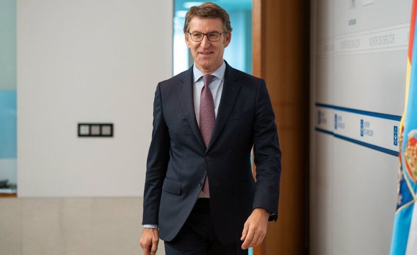 Alberto N&uacute;&ntilde;ez Feij&oacute;o, presentou hoxe, na rolda de prensa do Consello da Xunta, a iniciativa Elixe Galicia