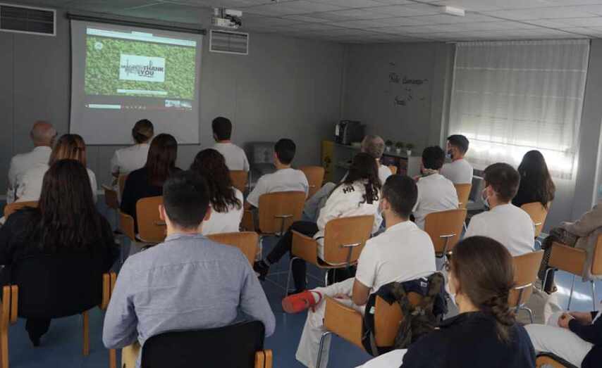 Momento de la formaci&oacute;n en reciclaje de yodo para los profesionales de Radiodiagn&oacute;stico.