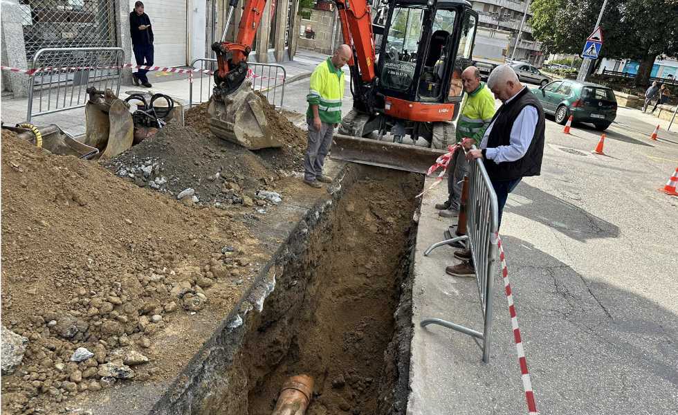 Ponteareas soluciona las deficiencias del subsuelo en la Avenida de Galicia