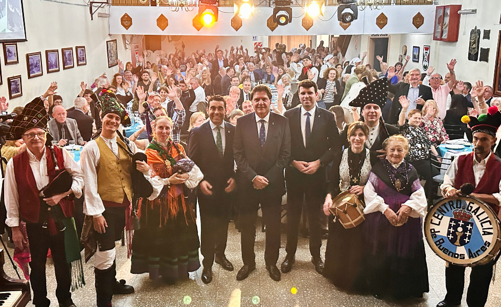 Luis López inicia en Buenos Aires su agenda institucional con la comunidad pontevedresa