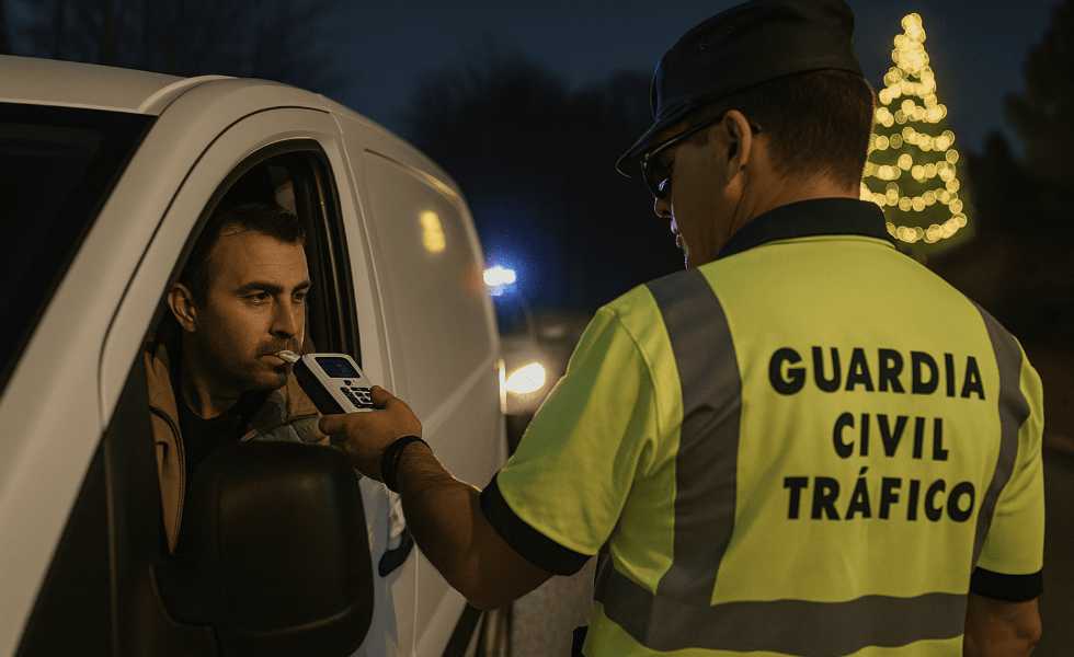 Las infracciones de tráfico se disparan en Navidad: alcohol, velocidad y aparcamientos