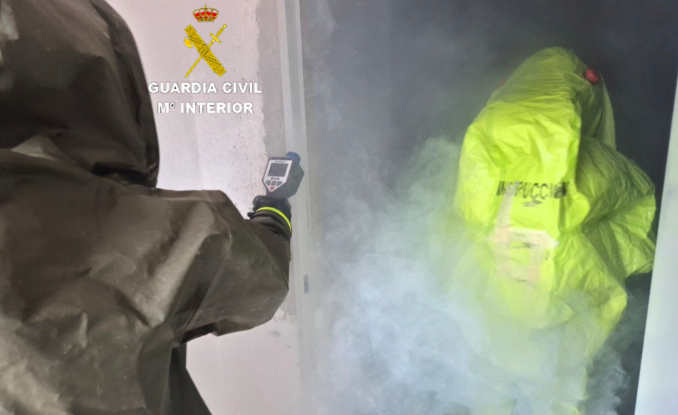 Simulan un ataque químico en unas fiestas de Pontevedra