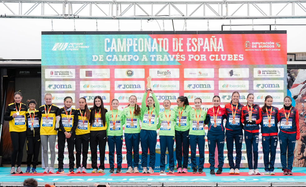Cuatro podios para Galicia en el Campeonato de España de cross por clubs