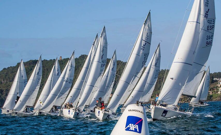 En la última jornada de la Liga de Otoño AXA J80 todos salieron a ganar. /&copy; Rosana Calvo
