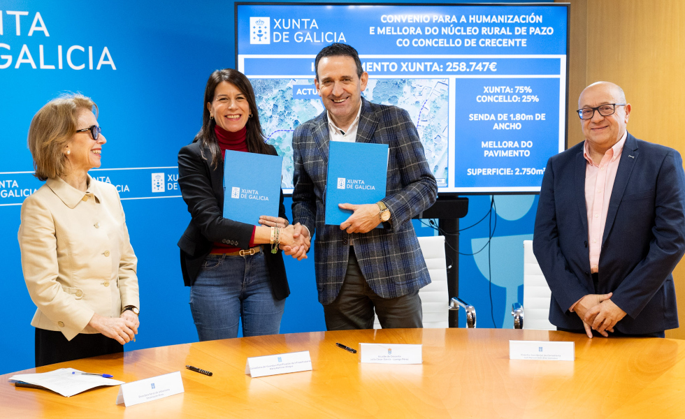 La Xunta invertirá 345.000 euros en la humanización del núcleo rural de Pazo en Crecente
