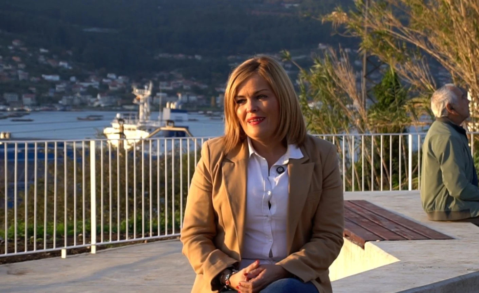 La alcaldesa de Redondela, Digna Rivas