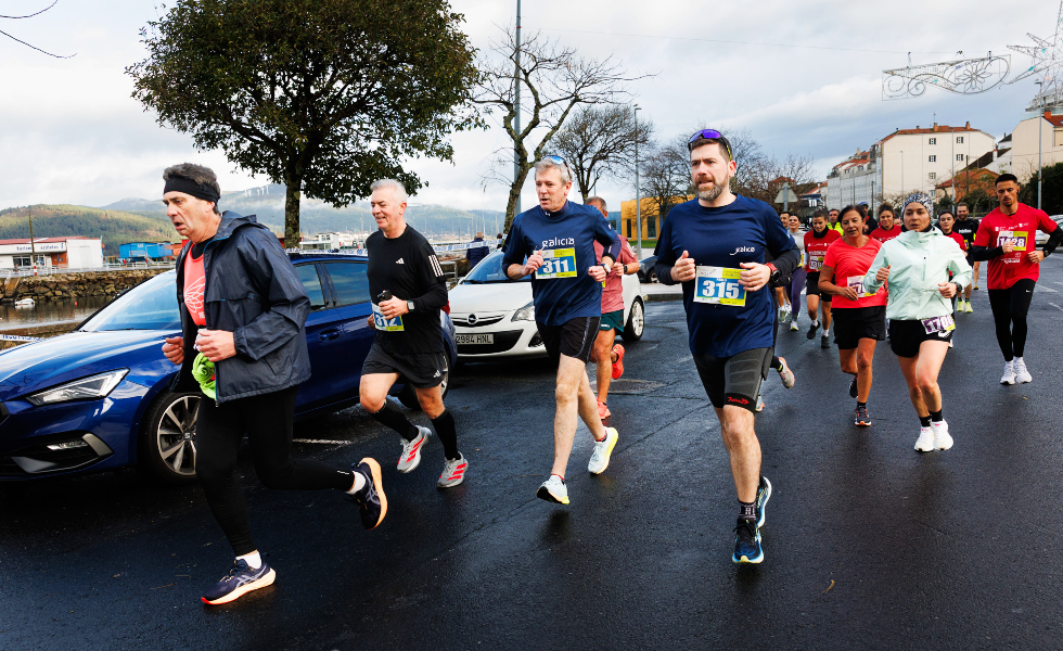 Rueda participa en la Sin-Son 10K de Portosín, una de las últimas carreras populares del año