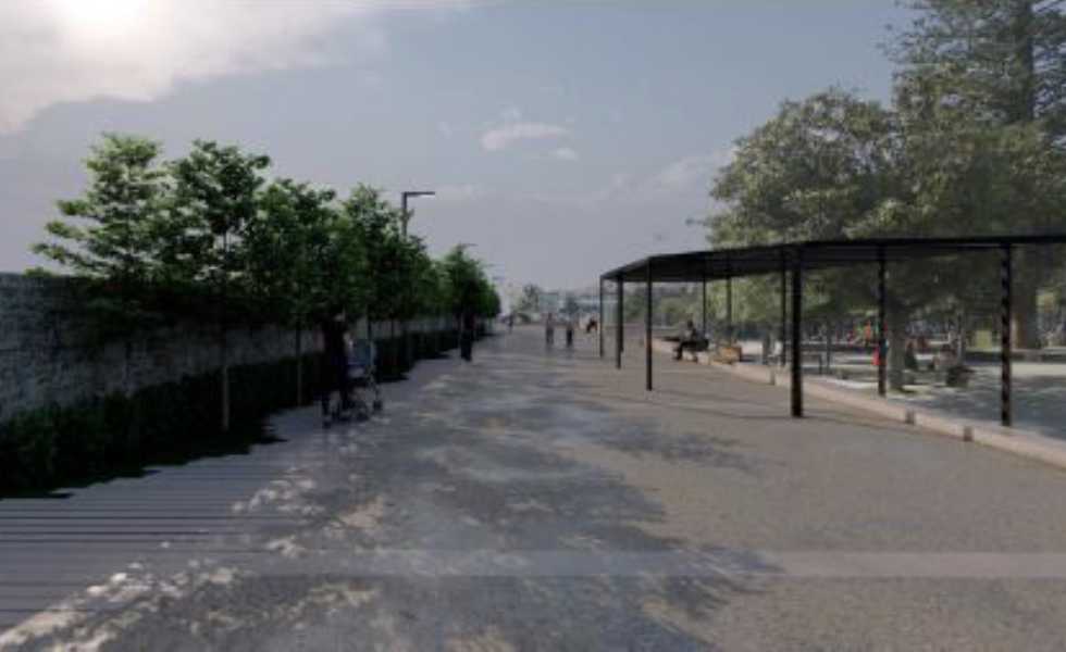 A Guarda transforma una arteria clave en un espacio peatonal