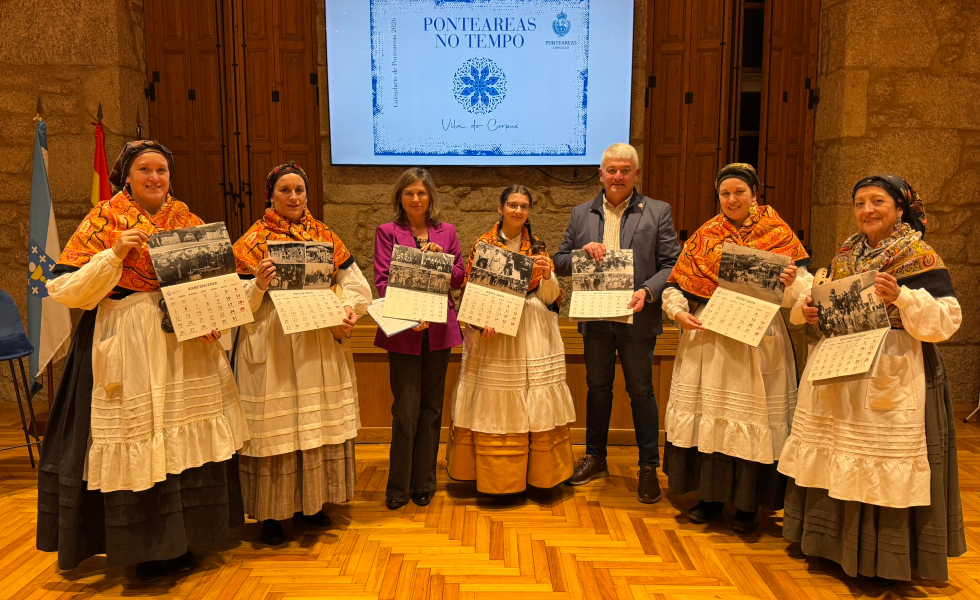 Ponteareas lanza su calendario 2026 como homenaje a las 24 parroquias