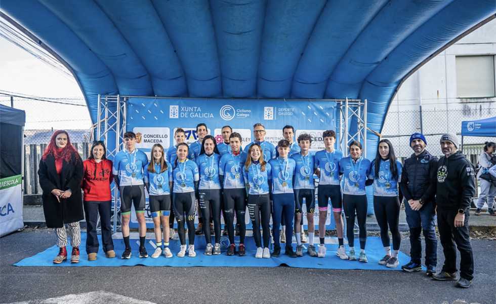 Miguel Rodríguez y Lorena Patiño coronan el cambio de ciclo en el Campeonato Gallego de Ciclocrós