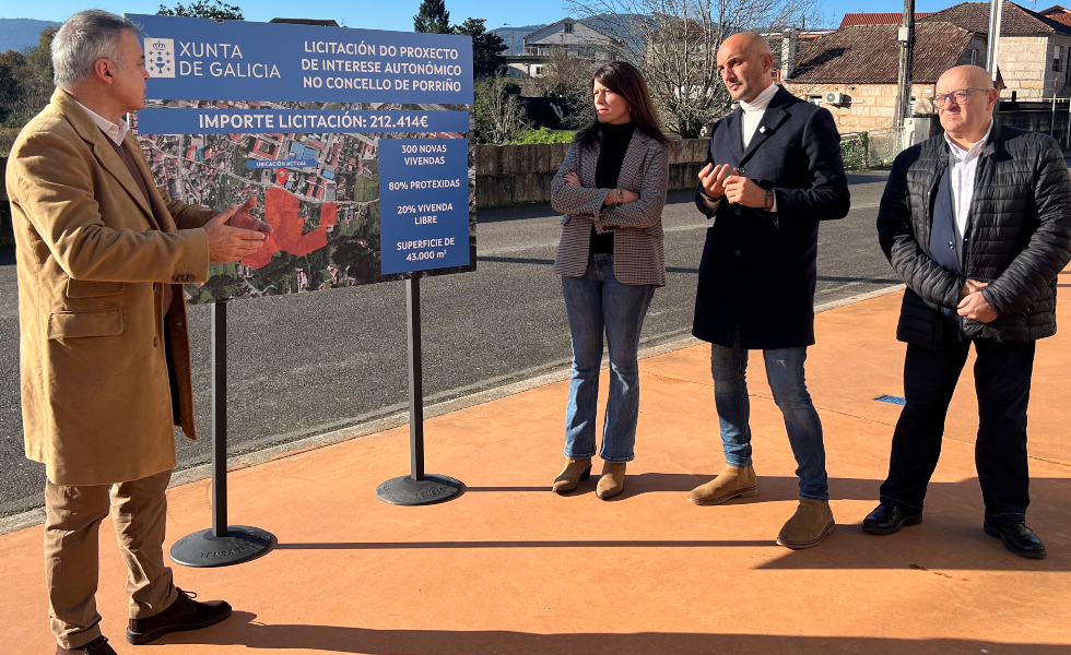 Las 300 viviendas protegidas de O Porriño inician su tramitación